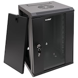 thumbnail of HMF 63309-02 Serverschrank 10 Zoll, 9 HE, 31,2 x 30 x 48,3 cm, Schwarz