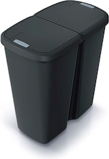 thumbnail of Keden Compacta Q duo Cubo de Basura 45L con 2 Tapas Independientes en color Negro