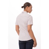 thumbnail of Chef Works® Damenbluse HAVANA 1/2 Arm, Taupe, Größe 2XL