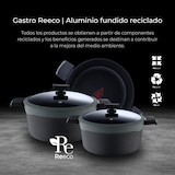 thumbnail of Masterpro - Cacerola de Ø28x13,5cm con tapa en Aluminio fundido con Revestimiento antiadherente GASTRO REECO