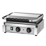 thumbnail of Grill panini inox fonte émaillé lisse, rainurée, avec minuterie, 2200 W, 220 V - MONO