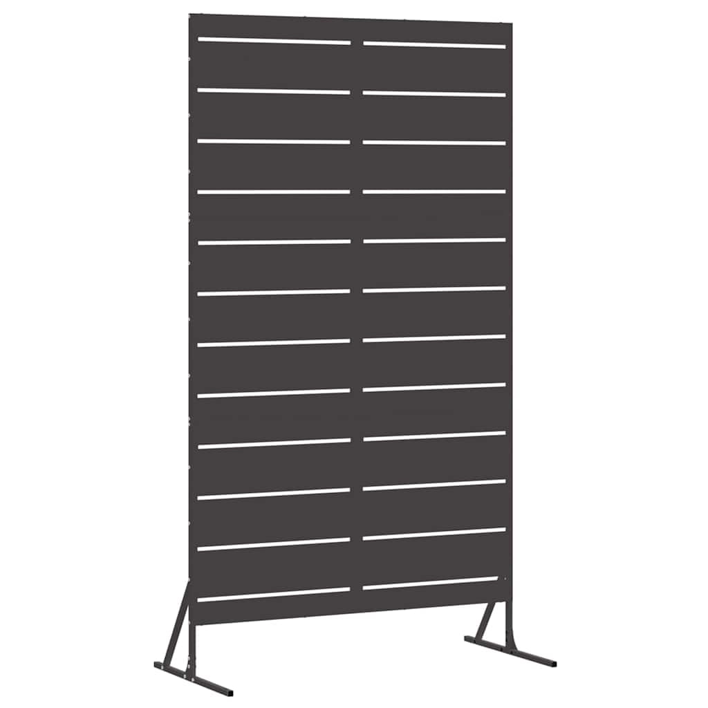 vidaXL Sichtschutz Schwarz 100 x 50 x 180 cm Stahl