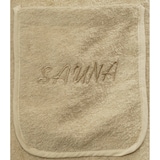 thumbnail of Sauna Set 3-Teilig Frottee Saunakilt Saunatuch Sarong Damen beige