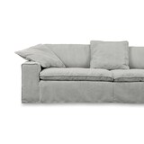 thumbnail of KAWOLA Sofa NETTA 4-Sitzer Bezug abziehbar Cord grau