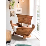 thumbnail of SIT Möbel Bank in Bootsform | Teak-Holz natur | mit 2 Klappen | B 145 x T 65 x H 99 cm | 07916-01 | Serie ROMANTEAKA