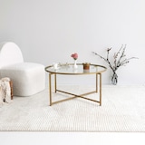 thumbnail of Skye Decor, Gold- Gold Sun S404NOS, Gold, Couchtische, 40x83x83 cm, 100% getempertes Glas