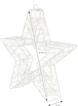 thumbnail of ECD Germany LED Weihnachtsstern 38 cm, 960 warmweiße LEDs, Timer, IP44 wasserdicht, Metall Leuchtstern zum Aufhängen, Weihnachtsdeko Innen/Außen