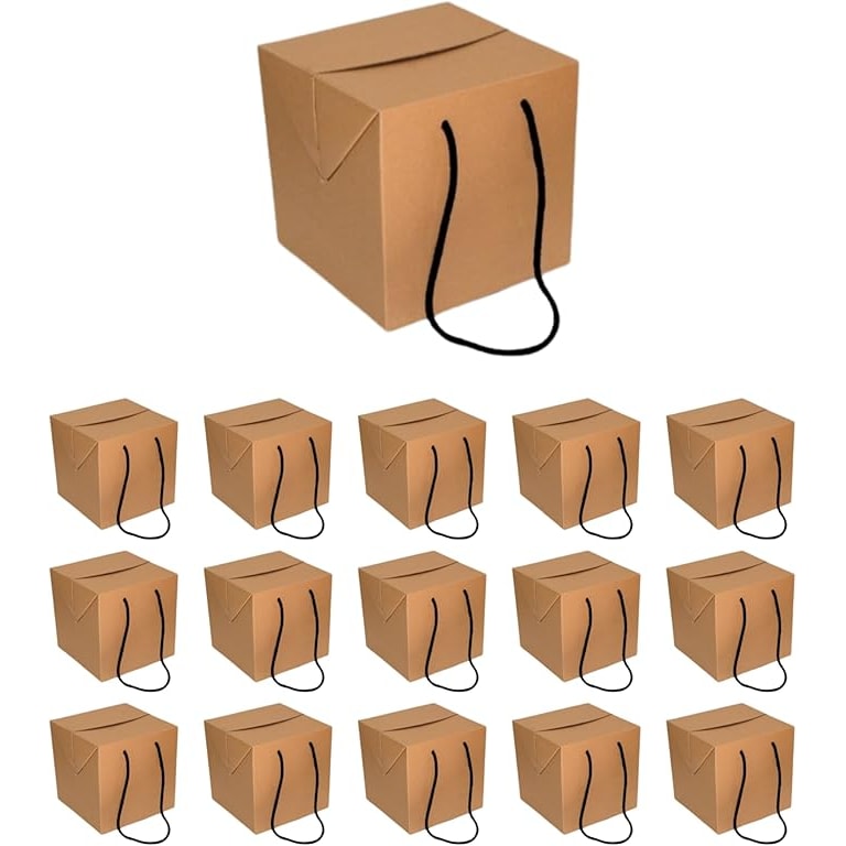 25x Caixas cúbicas de presente 100x100x100 mm