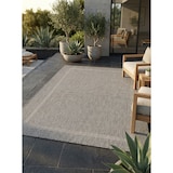 thumbnail of Teppich Outdoor Einfarbig Wetterfest Waschbar Strapazierfähig Balkon Terrasse Küche OEKO-TEX Grau 280x370 cm – ALSTER von Kadima Design