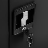 thumbnail of tectake Armario archivador con cierre de seguridad y 4 alturas 140x90x40cm  negro - 402937