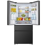 thumbnail of Hisense RF540N4SBF2 French Door, 480 l Nutzinhalt, EEKL E, Total No Frost, Super- Kühlen und Gefrieren Funktion, Black Steel-Look 20001522