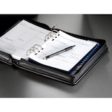 thumbnail of Kalender-Ringbuch A5 Compact Standard Leder schwarz