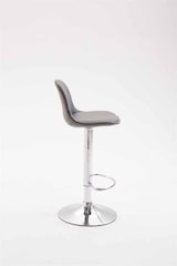 thumbnail of Décoshop26 - Moderner Barhocker mit Fußstütze grauer Kunststoff und Metall 10_0000148