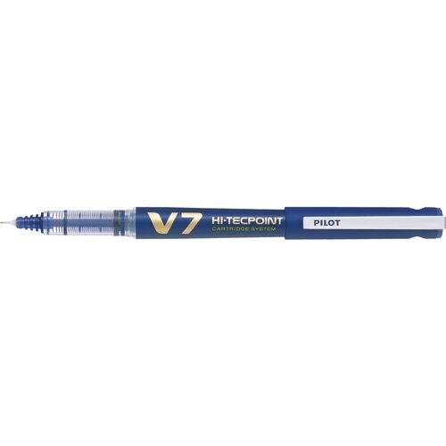 PILOT Stylo roller BEGREEN rechargeable, pointe tubulaire 0,7 mm encre liquide Bleue HI-TECPOINT
