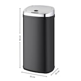 thumbnail of KITCHEN MOVE poubelle automatique 42l noir/inox bat-42ls02a black ss