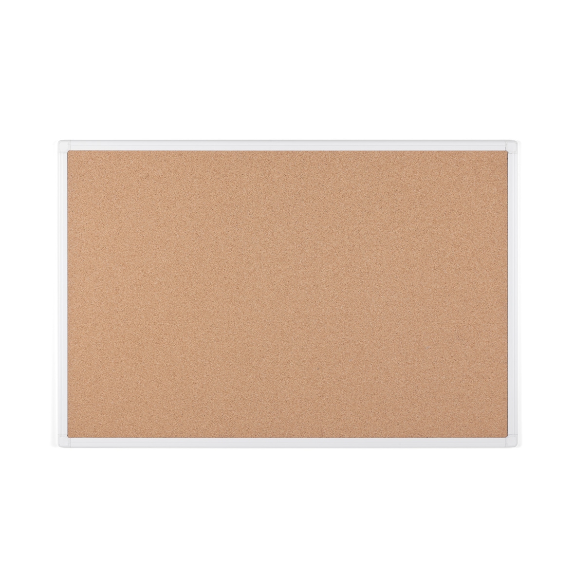 Tablon anuncios antibacteriano corcho marco lacado en blanco 1000X1500