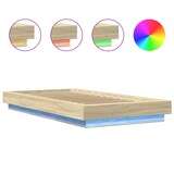 thumbnail of vidaXL Bettgestell mit LED Sonoma-Eiche 90x200 cm Holzwerkstoff
