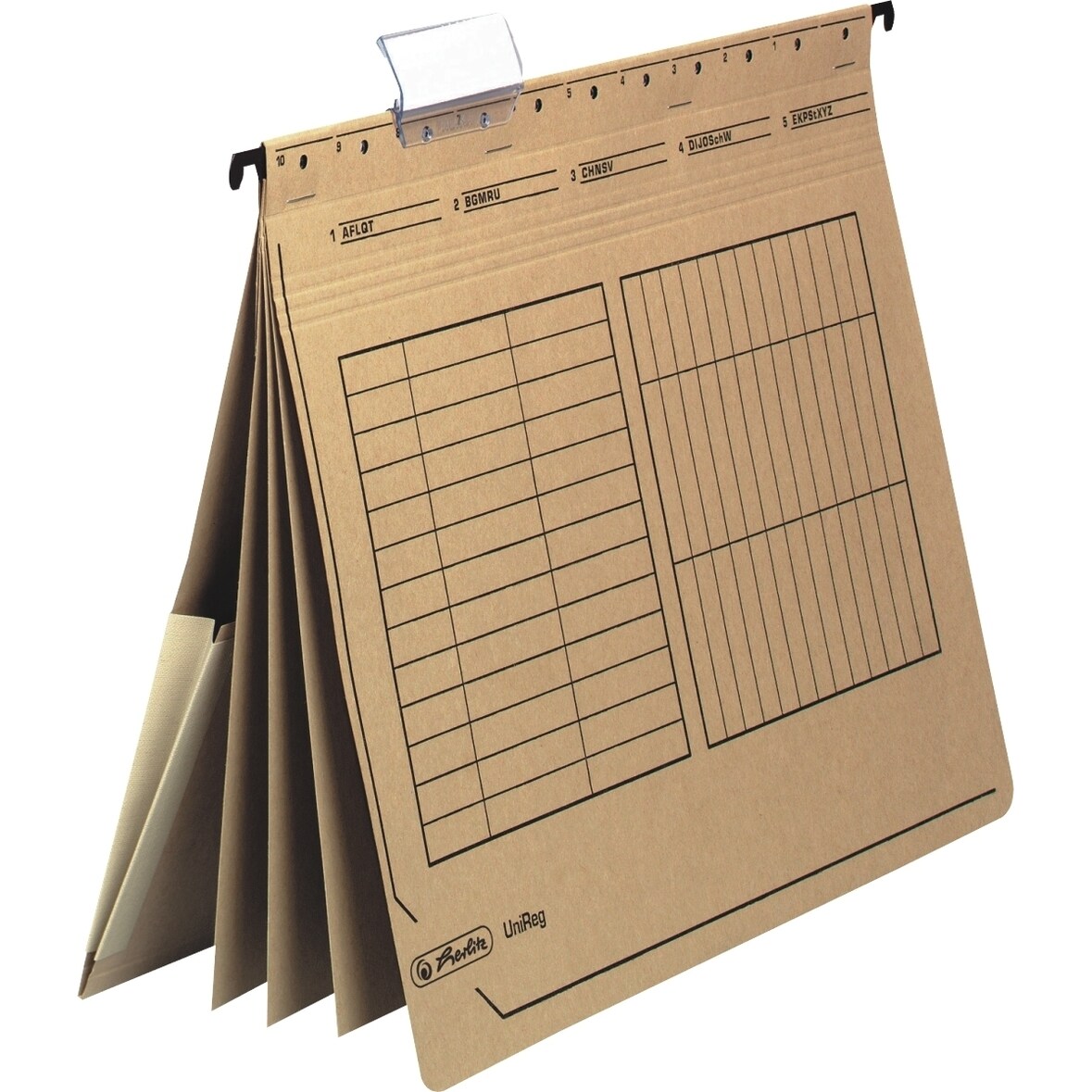 Hängehefter mehrfach kaufm. Heftung chamois VE=4x5 Stück