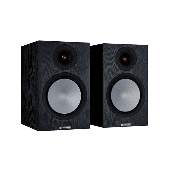 Enceinte bibliothèque   Silver 100 7G Chêne noir Vendue par paire Monitor Audio