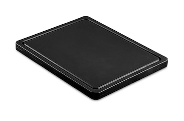 METRO PROFESSIONAL Tabla de cortar, polietileno, 20 x 30 cm, con ranura para zumo, negra