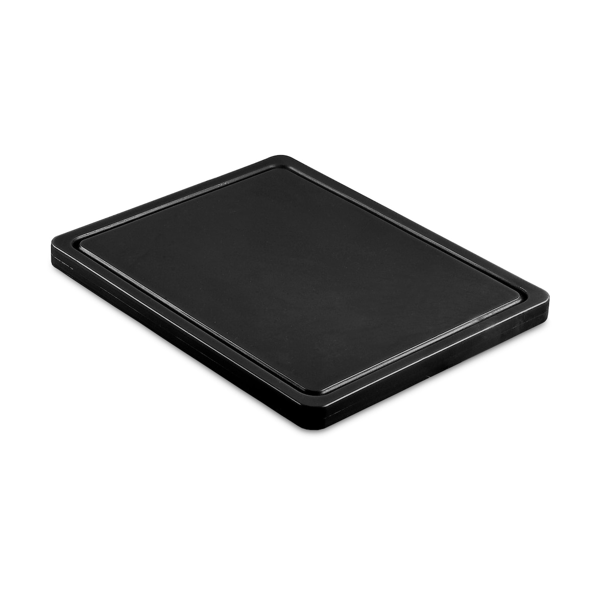 METRO PROFESSIONAL Schneidebrett, Polyethylen, 20 x 30 cm, mit Saftrille, schwarz