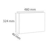 thumbnail of Exacompta  Cod. 41930E - Raccoglitore foderato in PVC, dorso tondo, 4 anelli diam. 30mm, A3 in orizzontale nero  - Confezione da  1 pz.