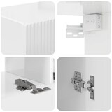 thumbnail of Helloshop26 - Mueble de TV modular de pared contemporáneo con diseño flexible 100 x 31 x 29,5 cm madera blanca brillante 02_0056212