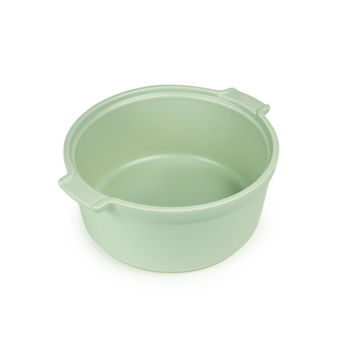 PEUGEOT Keramik Auflaufform APPOLIA 22cm Salbeigrün Soufflé-Schale Spülmaschinenfest