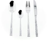 thumbnail of 84 teiliges Besteckset mit Muster Essbesteck Edelstahl 18/10 für 12 Personen