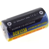 thumbnail of Akku für Typ RCR123A 500mAh