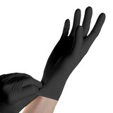 thumbnail of SFM ® BLACKLETS GRIP+ : M Nitrilhandschuhe puderfrei F-tex schwarz (100)
