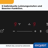 thumbnail of Exquisit Kochfeld EKI300-B-380 | Induktion | Touch | Timer | 3500 W | Überhitzungsschutz | 2 Kochzonen | Abschaltautomatik