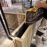 thumbnail of HORTALIA Floreira Alta de Madeira Separadora de Terraços Autoportante 100 x 34,5 x 80 cm