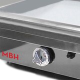 thumbnail of MBH - Plancha a gas industrial 600x400 mm de cromo duro para hostelería. Fry Top para cocina profesional para bar y restaurante.