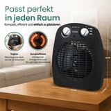 thumbnail of Emerio Ventilator Kachel - 25 m² - 2 Temperatuur instellingen - Ventilatorfunctie - Regelbare thermostaat - Omvalbeveiliging - FH-106737.2 Zwart