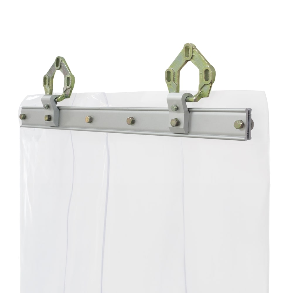 Cortinas de lâminas de PVC adaptáveis 2,60 x 2,20 m