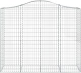 thumbnail of vidaXL Gabionen mit Hochbogen 50Stk. 200x50x160/180cm Verzinktes Eisen