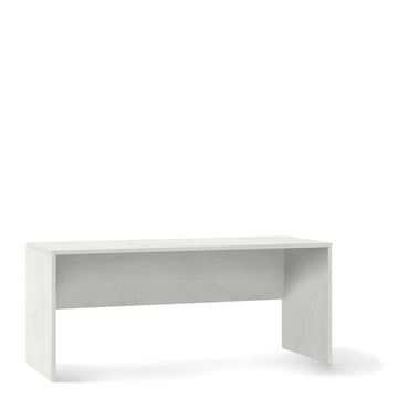 SARMOG SCRIVANIA L180 IN KIT in truciolare nobilitato color ossido bianco