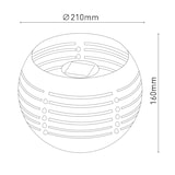 thumbnail of LED Deko-Solar-Tischleuchte h: 16cm