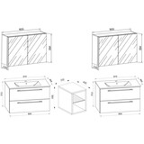 thumbnail of VCM  Badinos  H. 112 x B. 195 x T. 46 cm