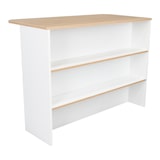 thumbnail of TUHOME Barra de Cocina Fendi, con tres estantes - Blanco / Miel