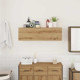 thumbnail of vidaXL Bad-Wandschrank Artisan-Eiche 100x25x30 cm Holzwerkstoff