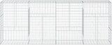 thumbnail of vidaXL Gabionen mit Deckel 400x50x150 cm Verzinktes Eisen