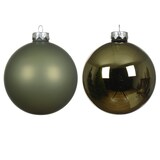 thumbnail of 24 Weihnachtskugeln Glas 2,5cm matt & glänzend Mini Christbaumkugeln Weihnachtsbaumkugeln Klein Christbaumschmuck Weihnachtsbaumschmuck Rosmarin