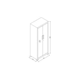 thumbnail of Armadio modulare VITO grigio a 8 elementi