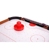 thumbnail of Mini Air Hockey HWC-J10, juego de mesa de hockey de aire con accesorios, madera 56x30x10cm