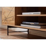 thumbnail of Lowboard Holz Eiche-Dekor 160x45x40 cm TV-Kommode mit zwei Türen, Design TV-Schrank Hoch, Fernsehtisch Fernsehschrank Modern, Fernsehkommode