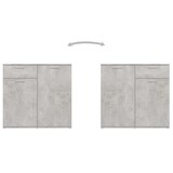 thumbnail of Helloshop26 - Buffet Sideboard Kommode Kleiderschrank Aufbewahrungsmöbel Organizer für Küche Wohnzimmer Lounge 160 x 36 x 75 cm 02_0031856