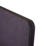 thumbnail of Akustik-Tischtrennwand | HxBxT 60x140x2cm | doppelwandig Stoff/Textil | Braun-Grau | Büro-Sichtschutz Schreibtisch Pinnwand