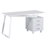 thumbnail of Mod. ELEGANT BIANCA Scrivania Tavolo per computer Mobile con Cassetti per camera ufficio by Yelloo